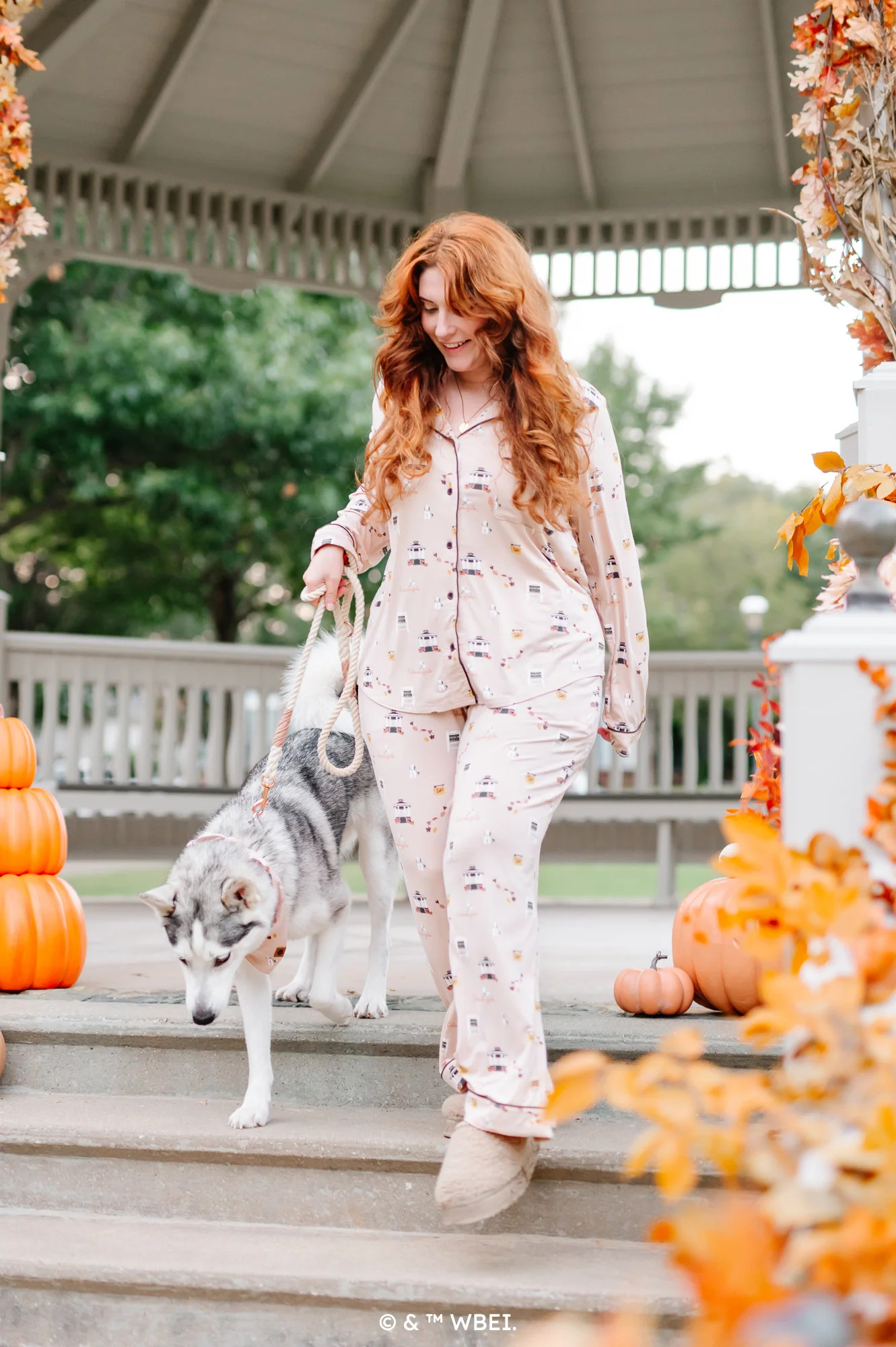 Bamboo Long-Sleeved Women's Pajama Set in Gilmore Girls | Kyte Living