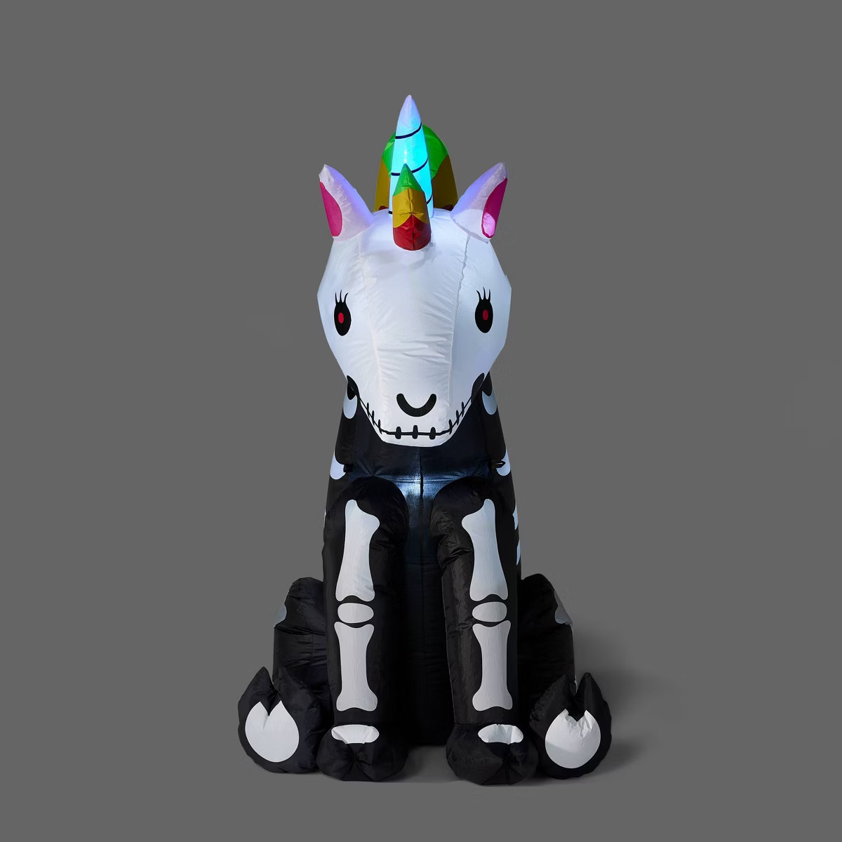 5' LED Inflatable Skeleton Unicorn Halloween Decoration - Hyde & EEK! Boutique™: Lit, Indoor/Ou... | Target