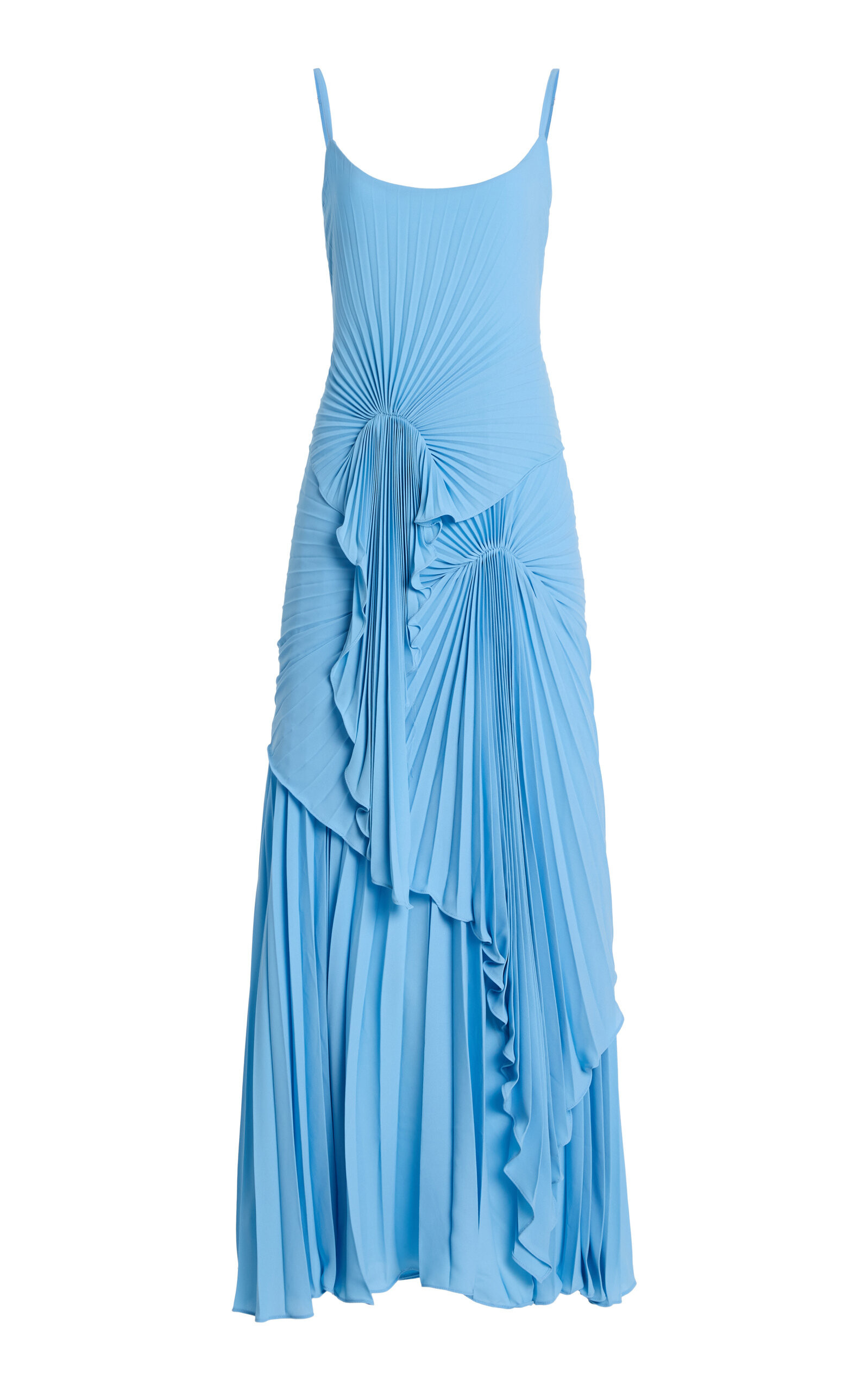 GEORGIA HARDINGE - Torrent Pleated Maxi Dress - Blue - UK 6 - Moda Operandi | Moda Operandi (Global)