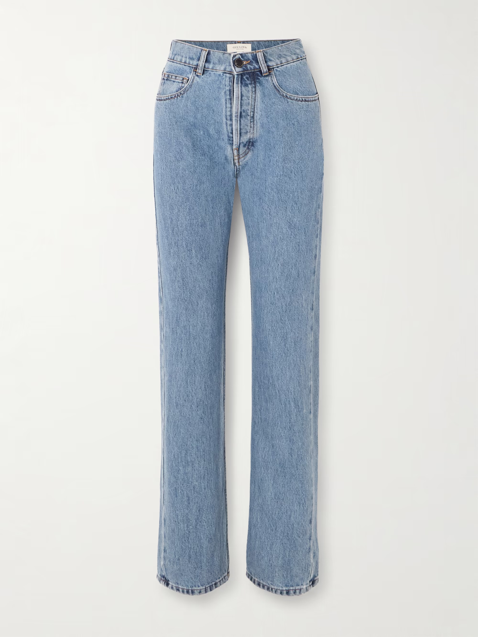 The Demetra mid-rise straight-leg jeans | NET-A-PORTER (UK & EU)