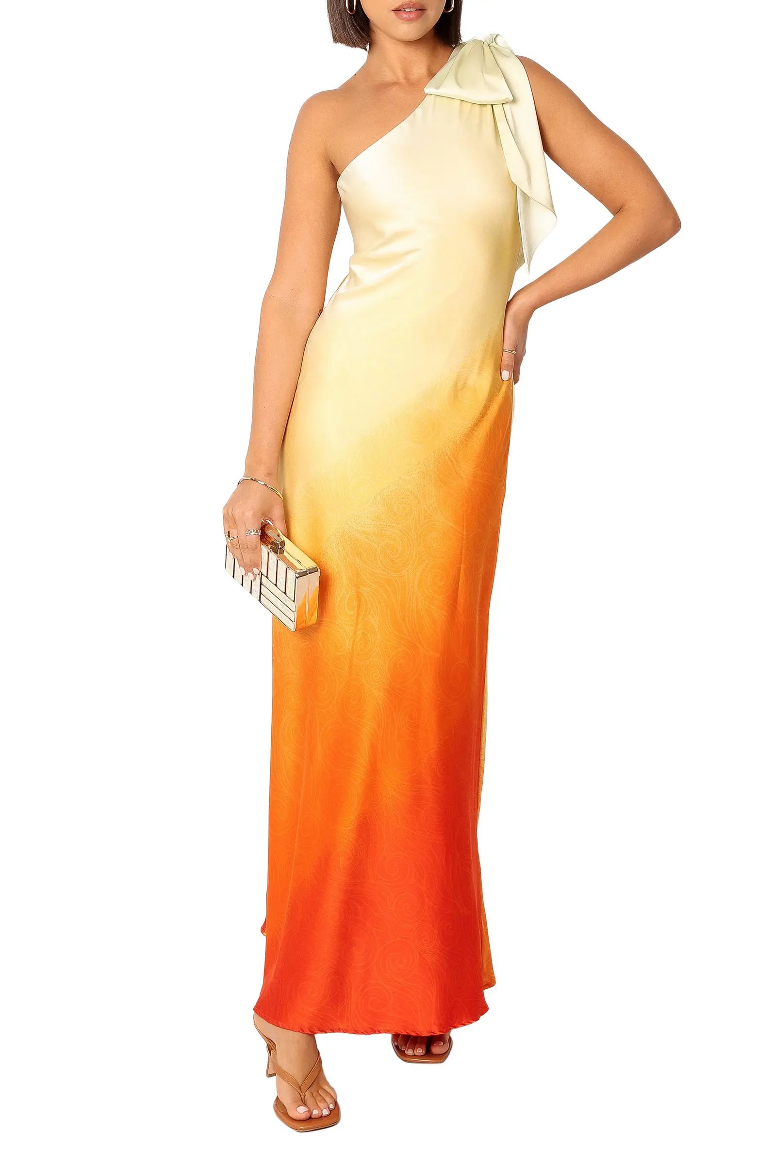 Glow One-Shoulder Maxi Dress | Nordstrom