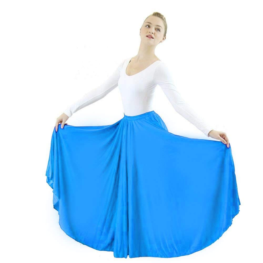 Danzcue Womens Long Full Circle Dance Skirt | Amazon (US)