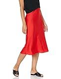 The Drop Women's Maya Silky Slip Skirt, Red, XXS | Amazon (US)