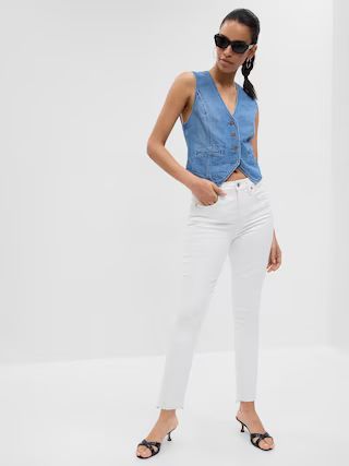 High Rise True Skinny Jeans with Washwell | Gap (US)