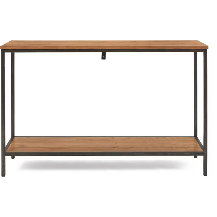 Nolan 2 Tier Console Table Brown - ClickDecor | Target