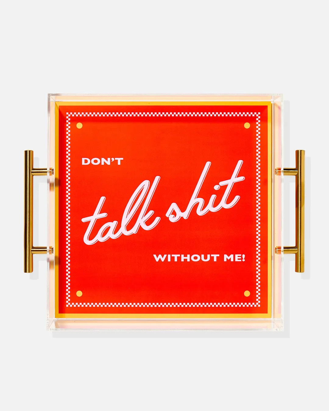 Snarky Red Large Tray | Perfect for keys, catch-all, desk, gifts, bar carts, coffee table | Etsy (US)