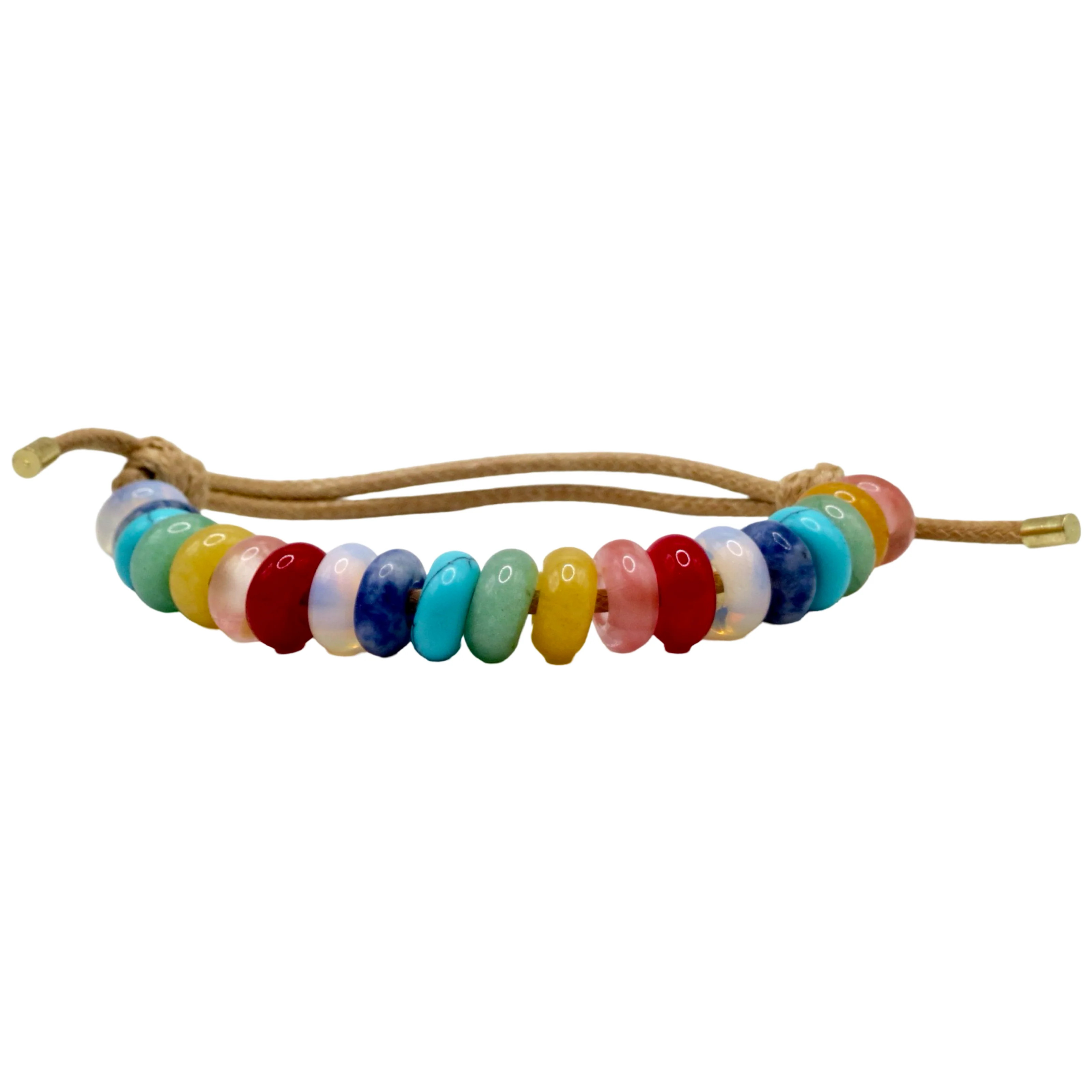 Prismatic Beaded Single Bracelet | La Lumiere NY