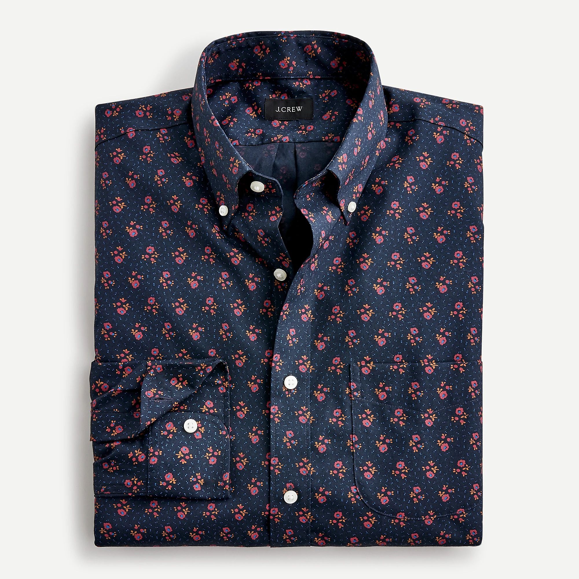 Slim-fit Bowery wrinkle-free stretch cotton shirt | J.Crew US