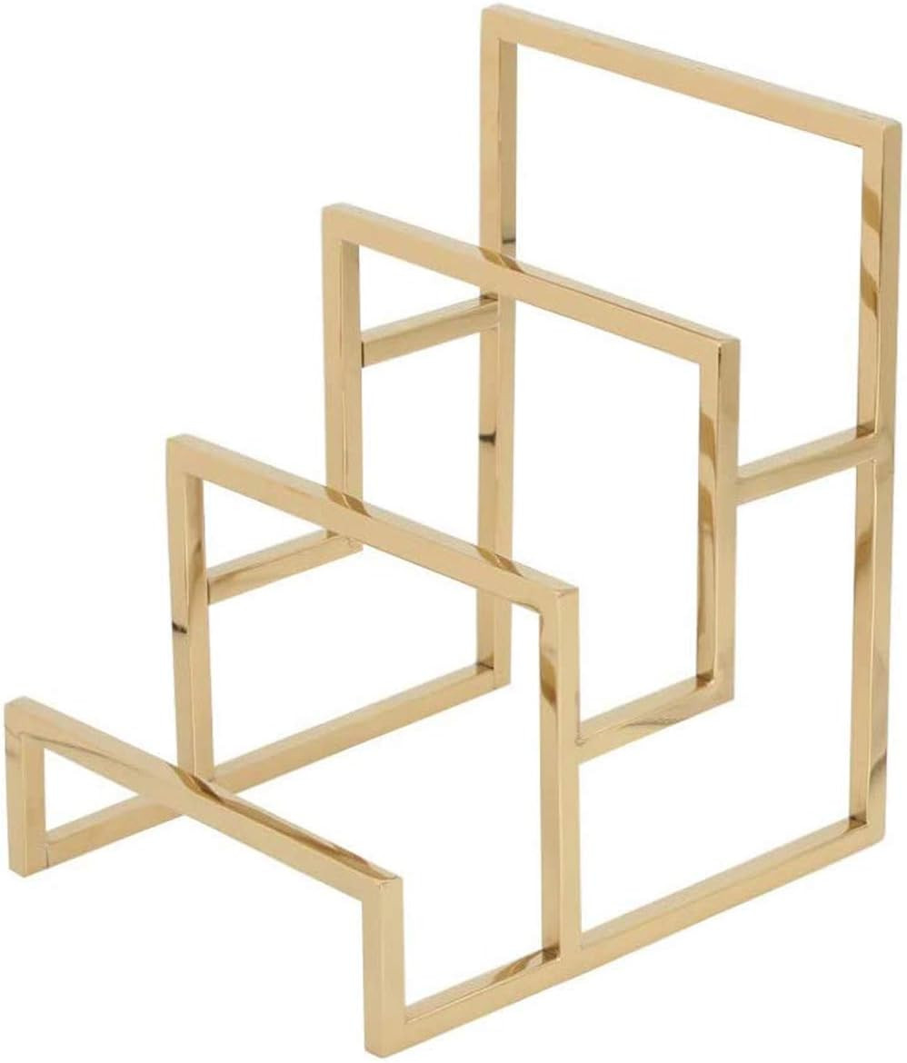 Gold Clutch Purse Display Stand - 3 Steps Clutch Handbag Holder Purse Closet Organizer - Wallet D... | Amazon (US)