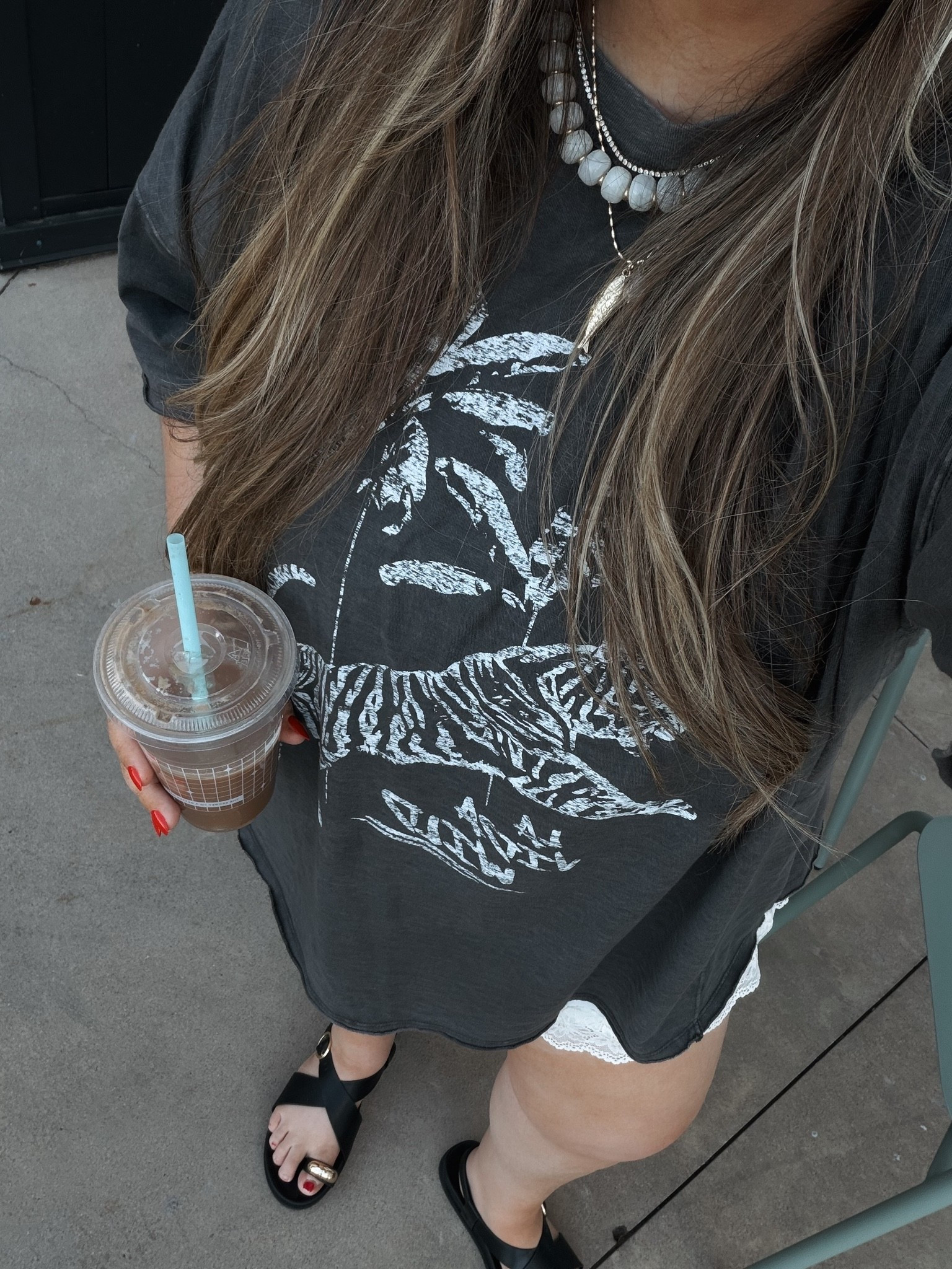 wearing xxl in tee & xl in shorts!! & tee is on sale for $20!

#LTKMidsize #LTKootd