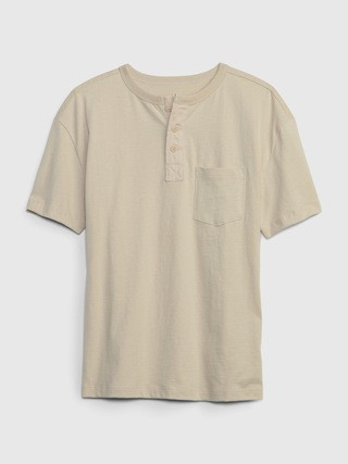 Kids Pocket Henley T-Shirt | Gap (CA)