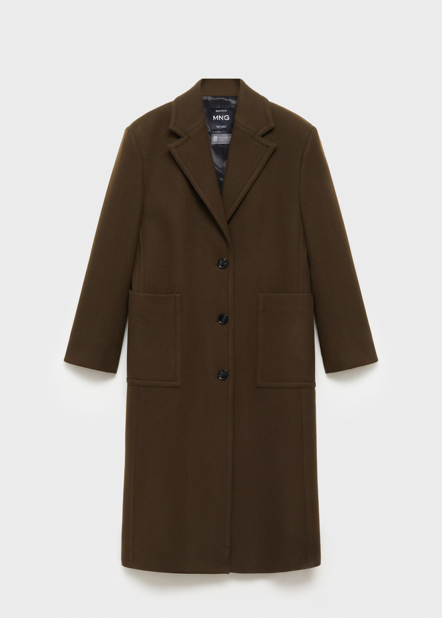 Virgin wool coat with pockets | Mango (US/MX/AU)