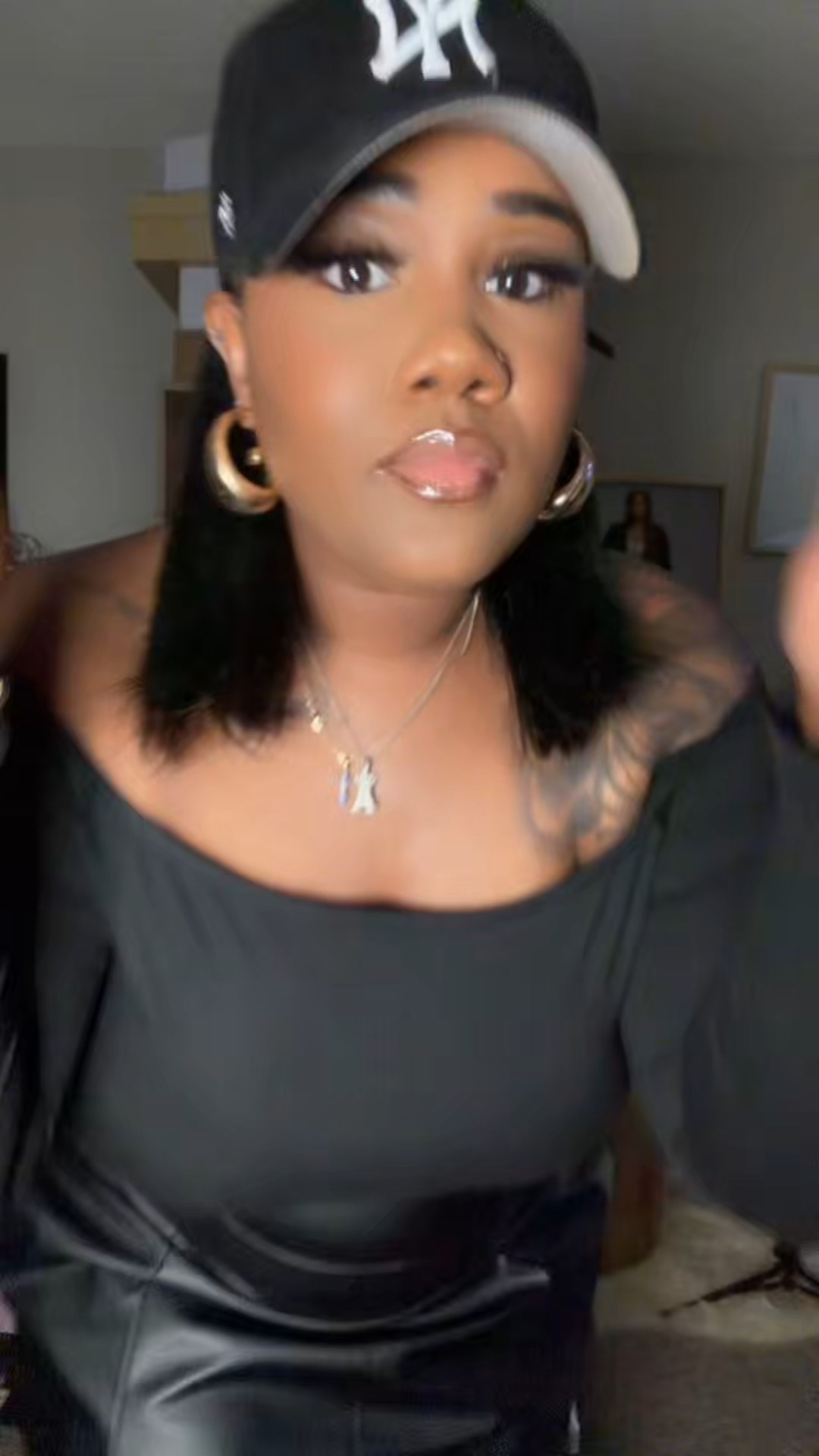 That leather was making a statement tonight🖤 I know this man getting tired of me using him as my model lord but he stuck with me now so just stand here and smile bookie butt😘 

#LTKgrwm #LTKMens #LTKootd