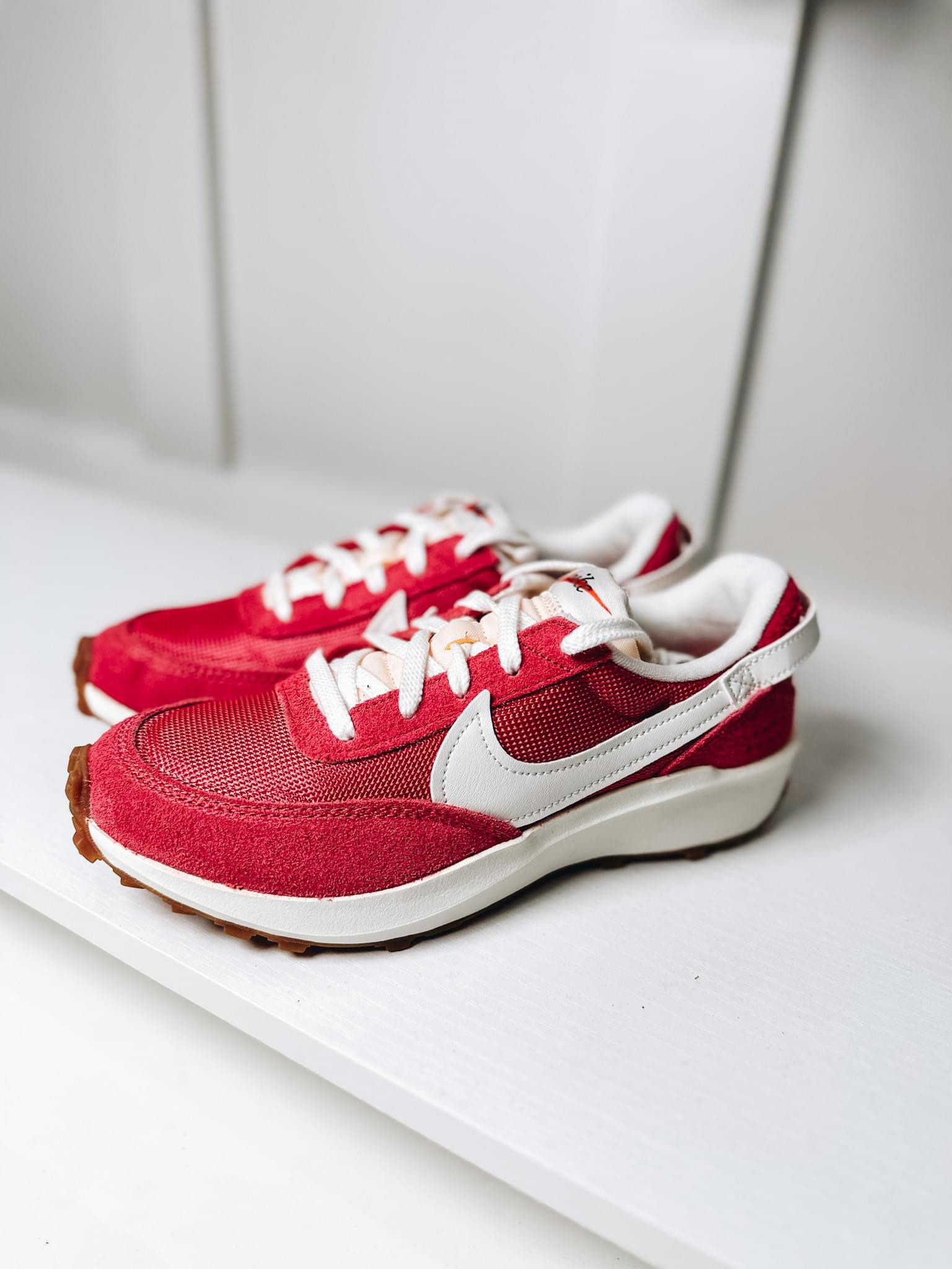Just do it… yeah you heard me, try out these gorgeous coral shoes they are so cute and comfy!! 
Fashionablylatemom 
Nike waffle debut vintage 
Nike shoes 
Tennis shoes 
Activewear 

#LTKshoecrush