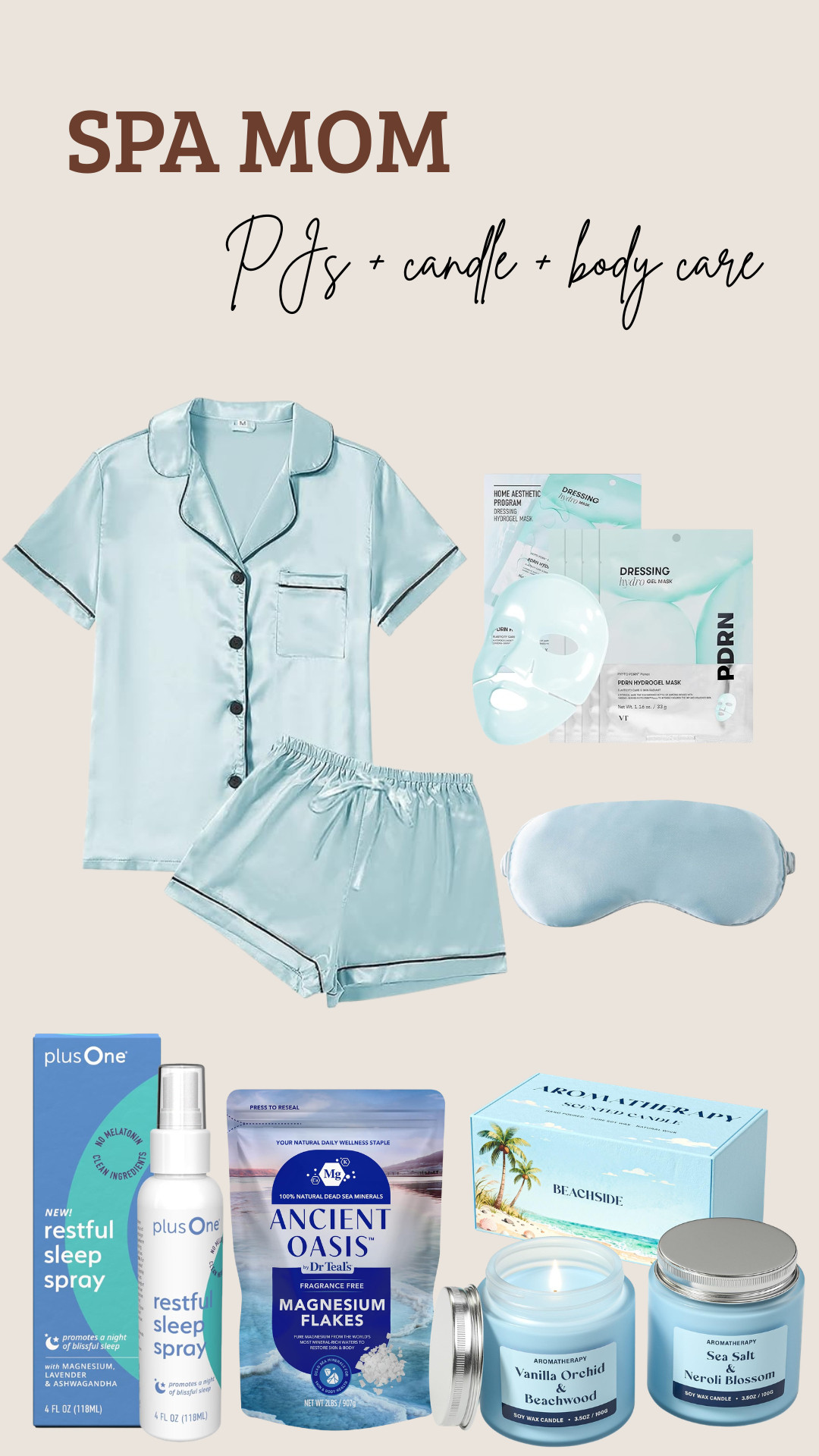 Mother’s Day spa night essentials 🤍
A little cozy, a little calming, and the perfect way to remind mom to slow down and take care of herself. These self-care favorites make such a thoughtful gift.

#LTKGiftGuide #MothersDay #LTKHome #SelfCare #SpaNight #MomFavorites #CozyEssentials #WellnessRoutine #AmazonFinds #LTKFinds 

 #LTKMothersDay #LTKmomlife #LTKselfcare