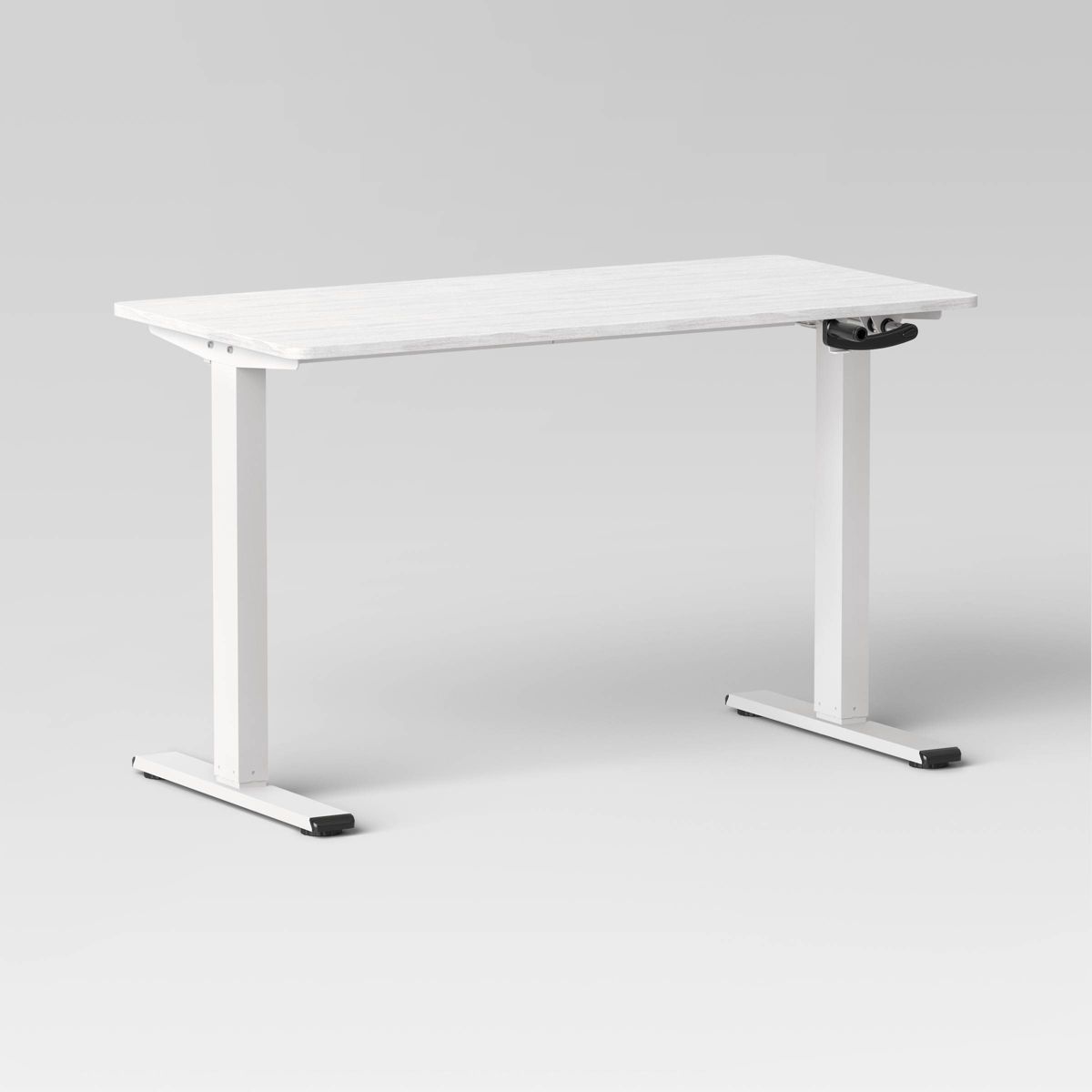 Loring Manual Height Adjustable Standing Desk White - Threshold™ | Target