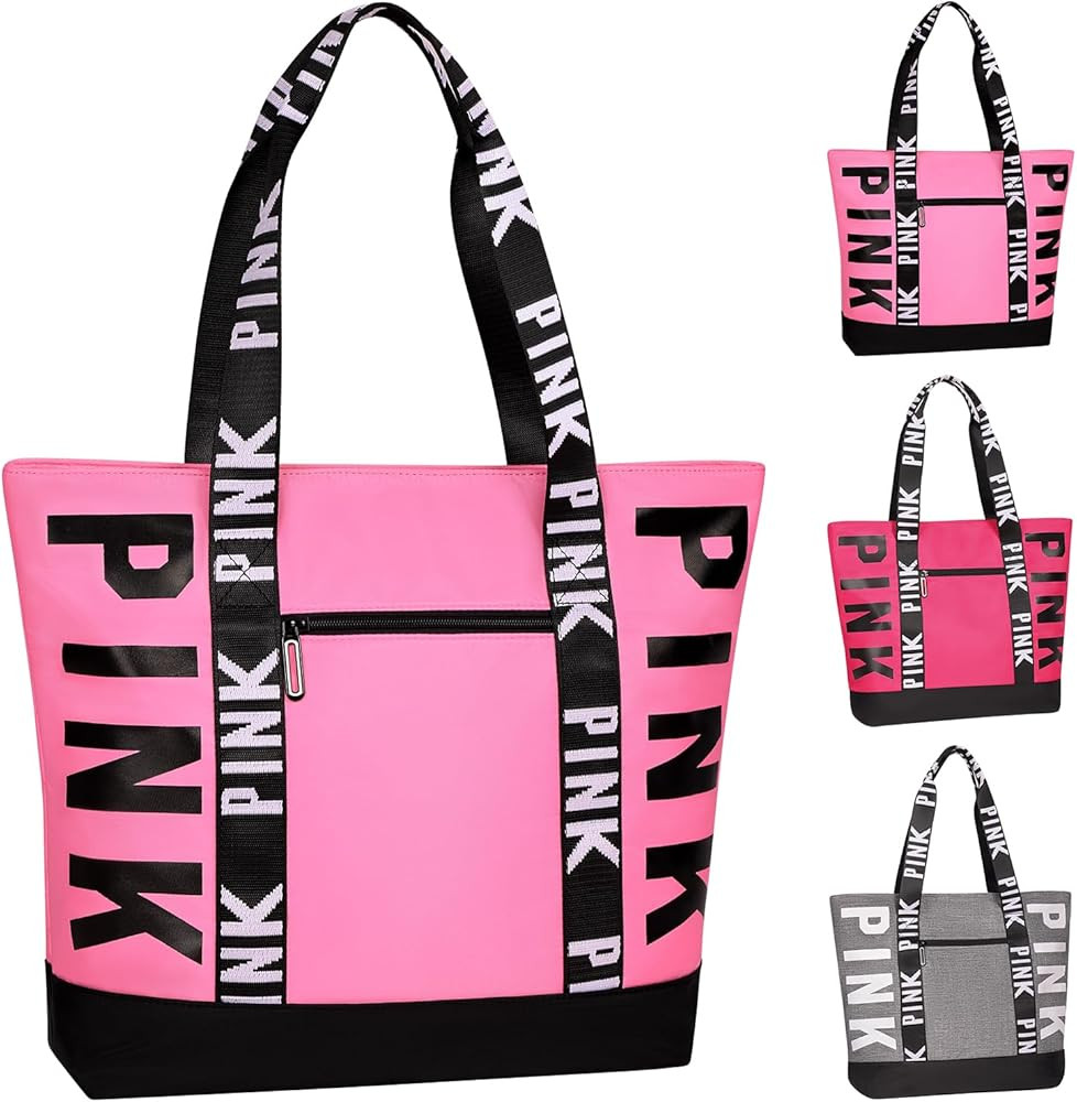 Travel Tote Bag for Women, Large Waterproof Beach Bag for Daily | Amazon (US)