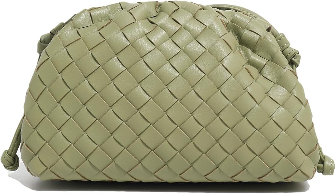 Huralona Dressy Pleated Vegan Leather Clutch Purse Super Soft Cloud Dumpling Clutch Bag for Women... | Amazon (US)