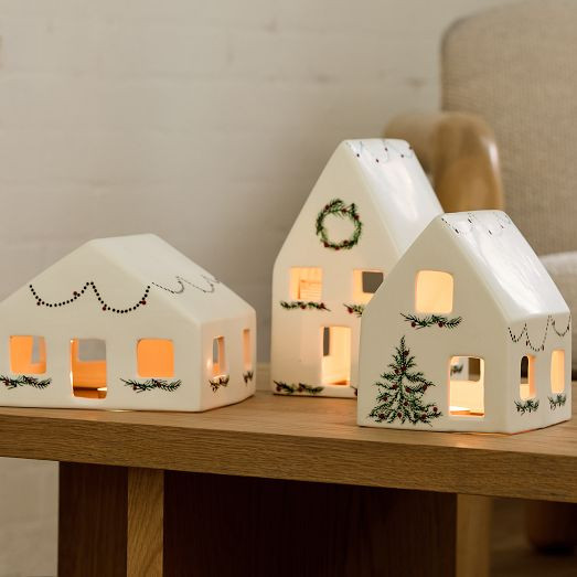 Tannenbaum Ceramic Village Decor - 9"  $60          SKU: 6134809 | West Elm (US)
