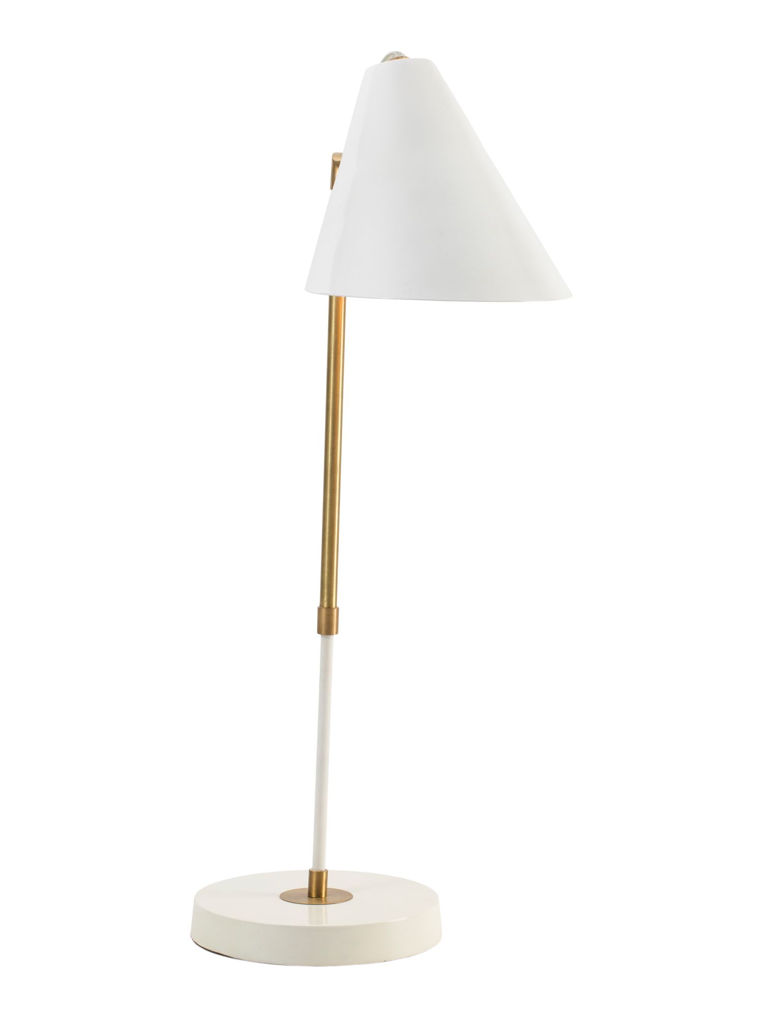 27in Made In India Bauer Metal Table Lamp | TJ Maxx