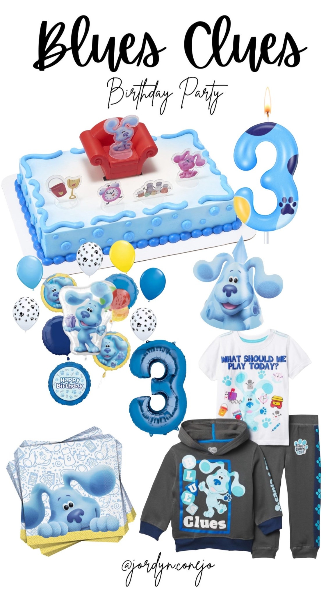 My son is currently in a huge Blues Clues phase and he turns 3 in a few weeks!! 

Toddler birthday- kids birthday party- blues clues party- 3rd birthday- party hats

#LTKmomlife #LTKKids #LTKSaleAlert