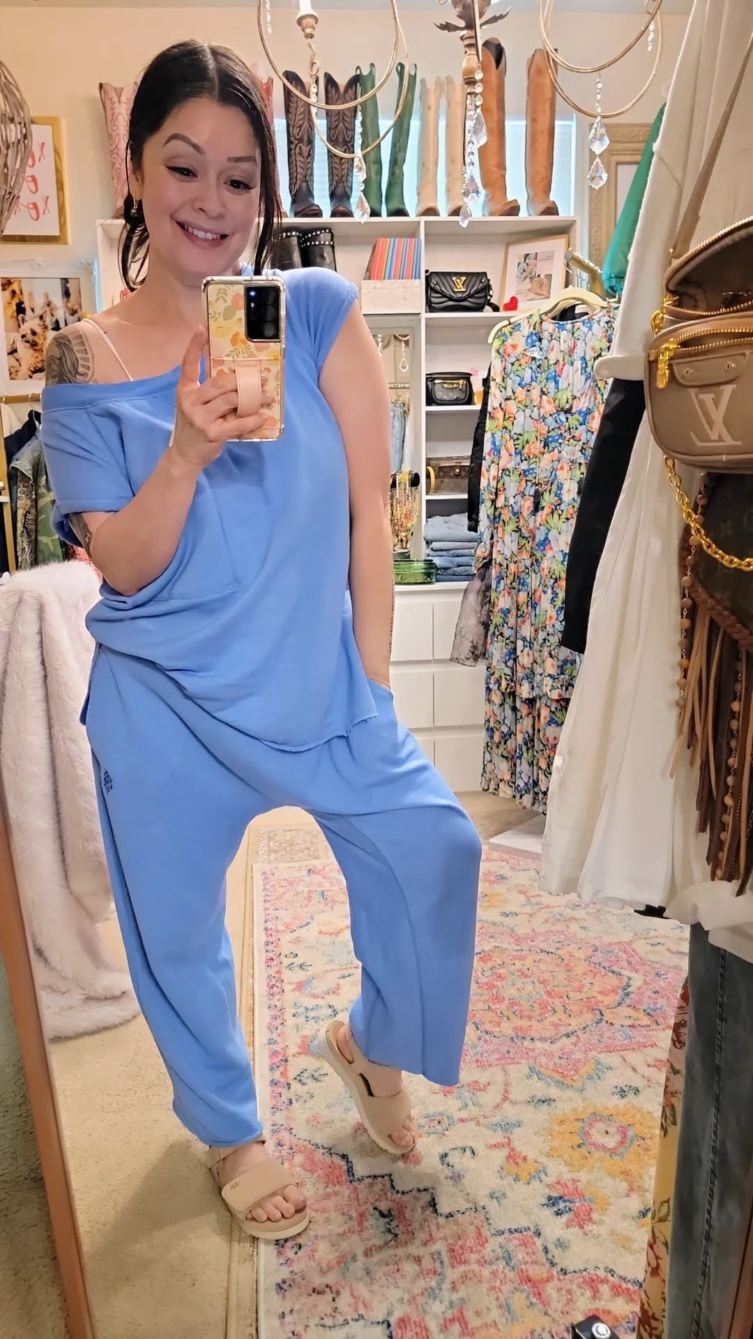 Wearing a size small in the set. Size 4 in the sandals. 

#LTKTravel #LTKStyleTip #LTKPetite