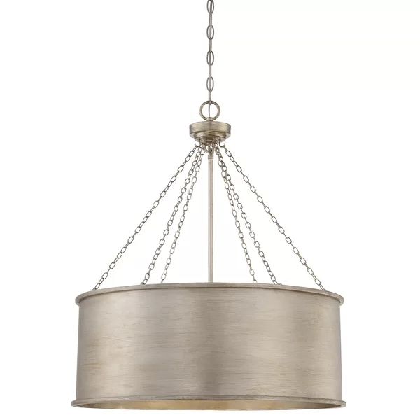 Crayton 6 - Light Shaded Drum Chandelier | Wayfair North America