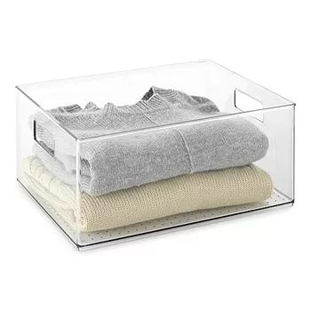 Home Expressions Large Clear Stackable Storage Bin | JCPenney