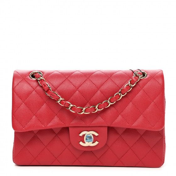CHANEL

Caviar Quilted Small Double Flap Red | Fashionphile