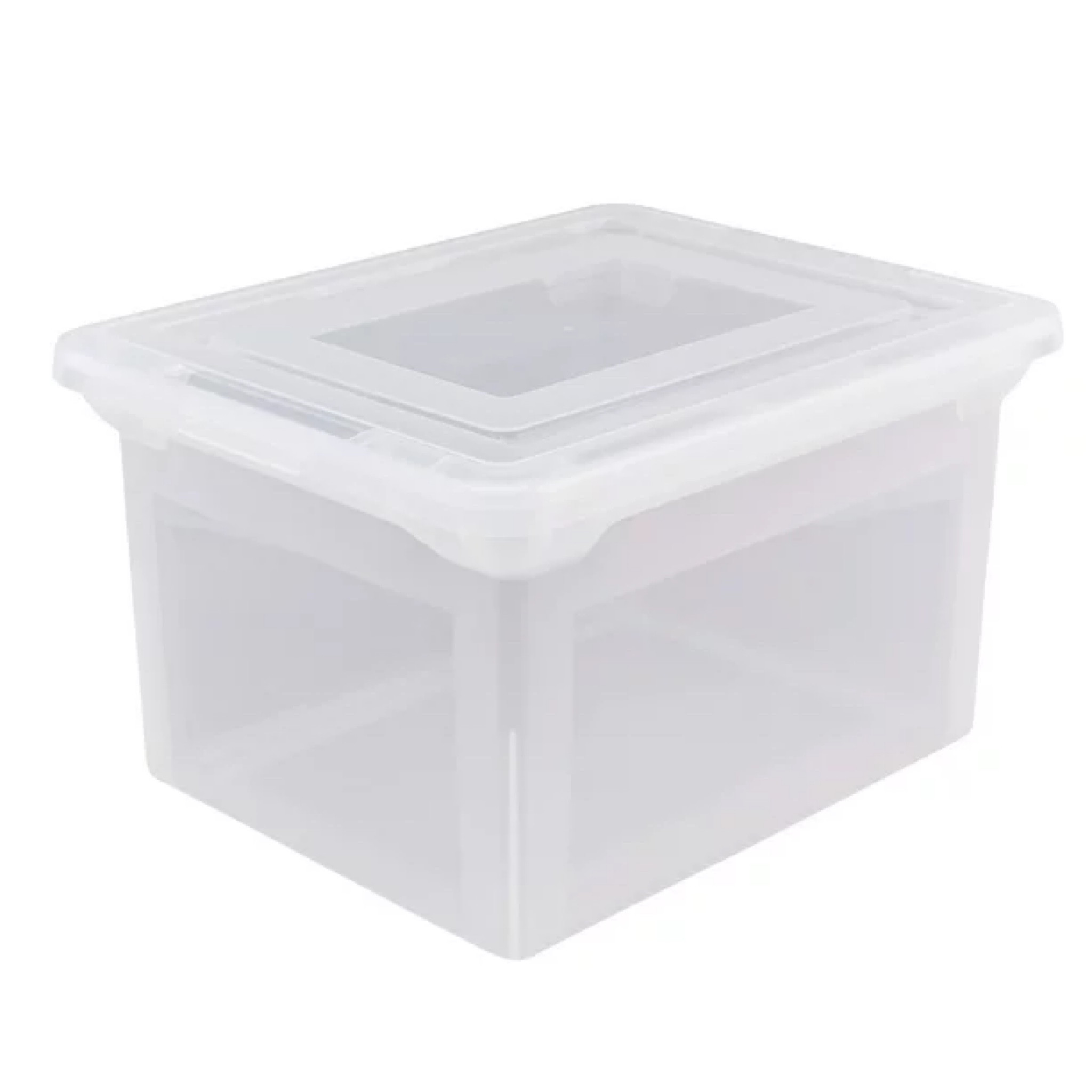 Office Depot Brand a letter and Legal File Tote, Clear