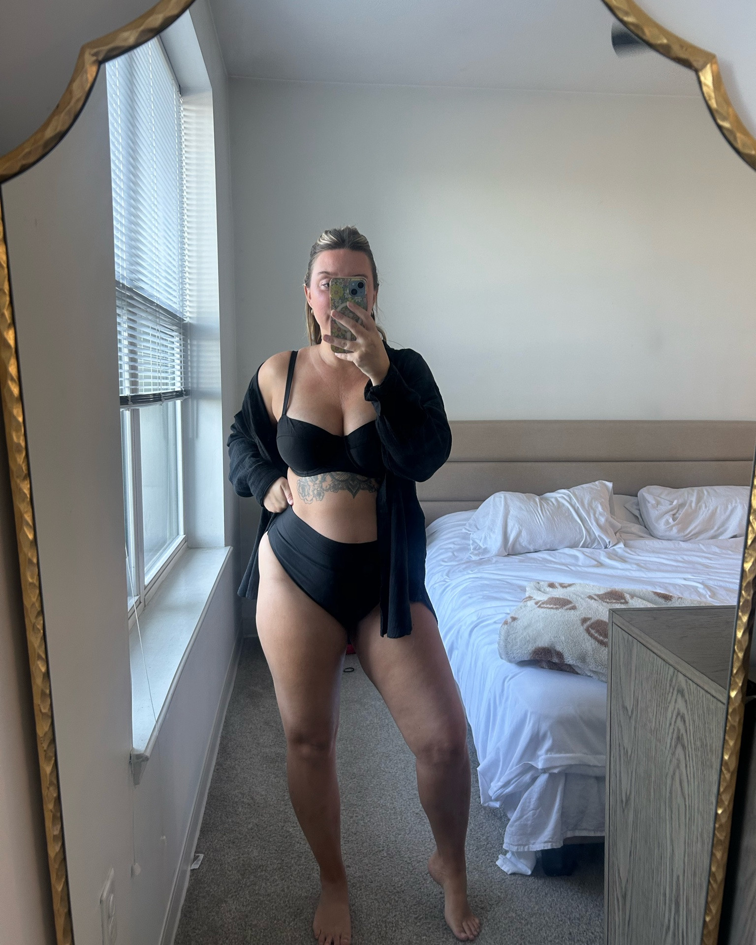 @Aerie swim 
Wearing 36d in top and a large in the bottoms

#LTKootd