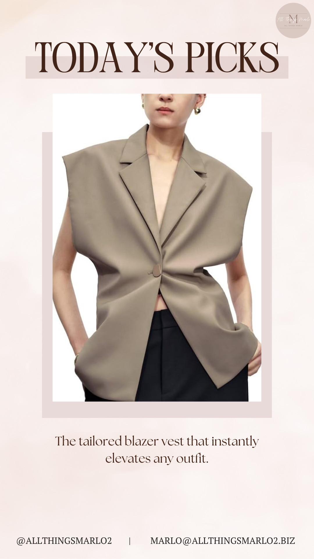 The tailored blazer vest that instantly elevates any outfit. 

 #LTKSeasonal #LTKWorkwear #LTKTravel