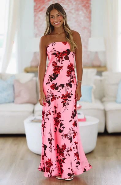 Different Level Maxi Dress - Pink | Hazel and Olive