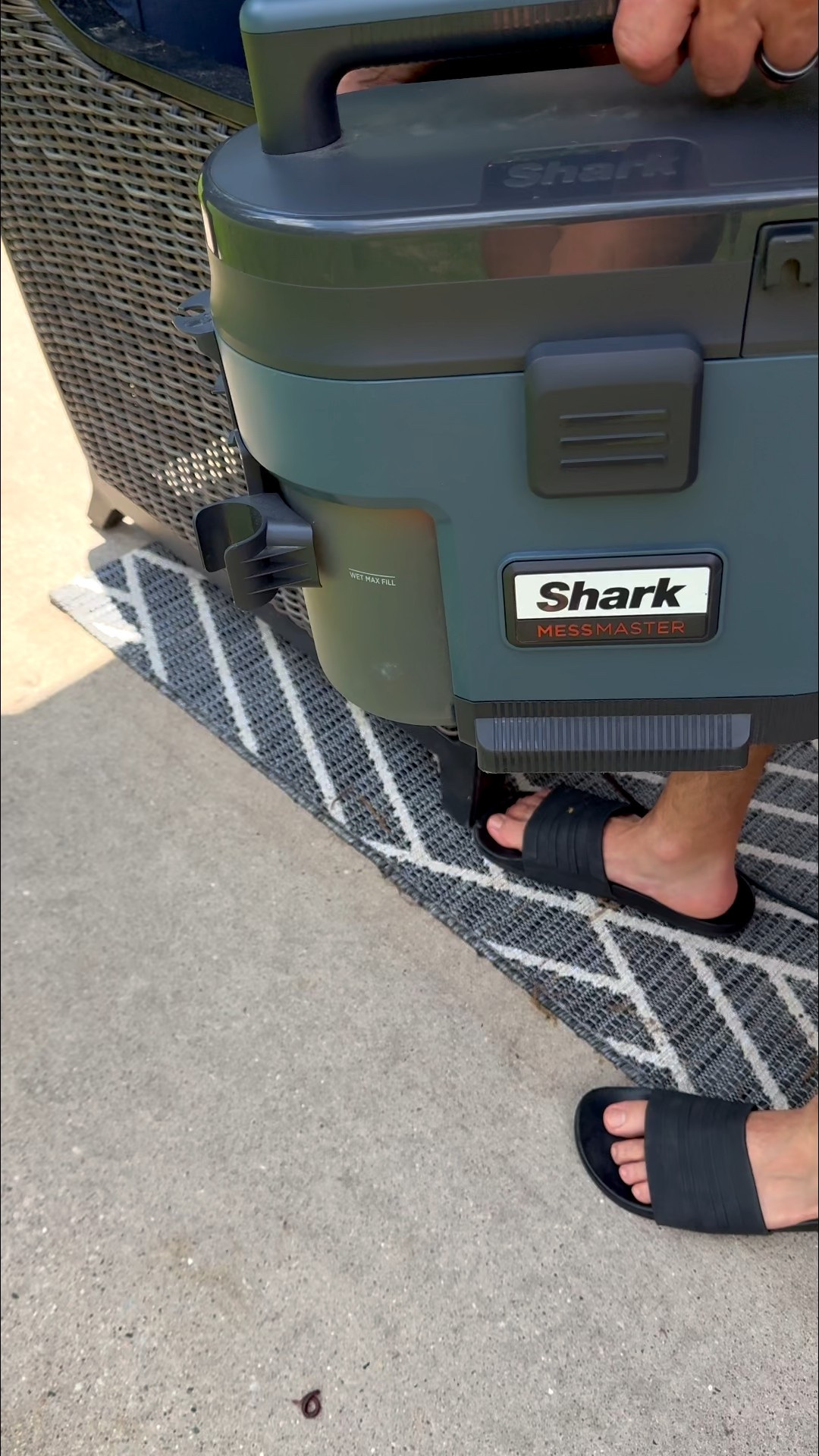 Leaves, crumbs, dirt, snacks… gone in seconds. The Shark Mess Master handled every last bit off our patio furniture 👏

#LTKHome #LTKMens