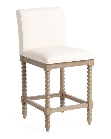 Abbot Knobby Leg Counter Stool | TJ Maxx