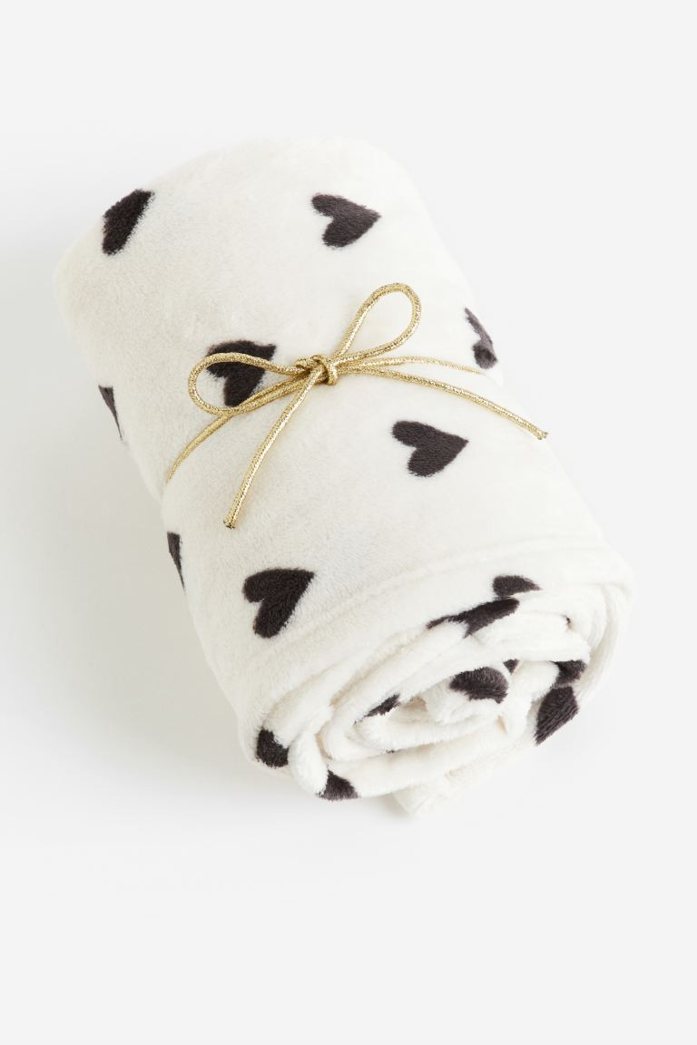 Patterned Fleece Throw | H&M (US + CA)