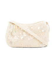 Beaded Floral Shoulder Bag | Marshalls