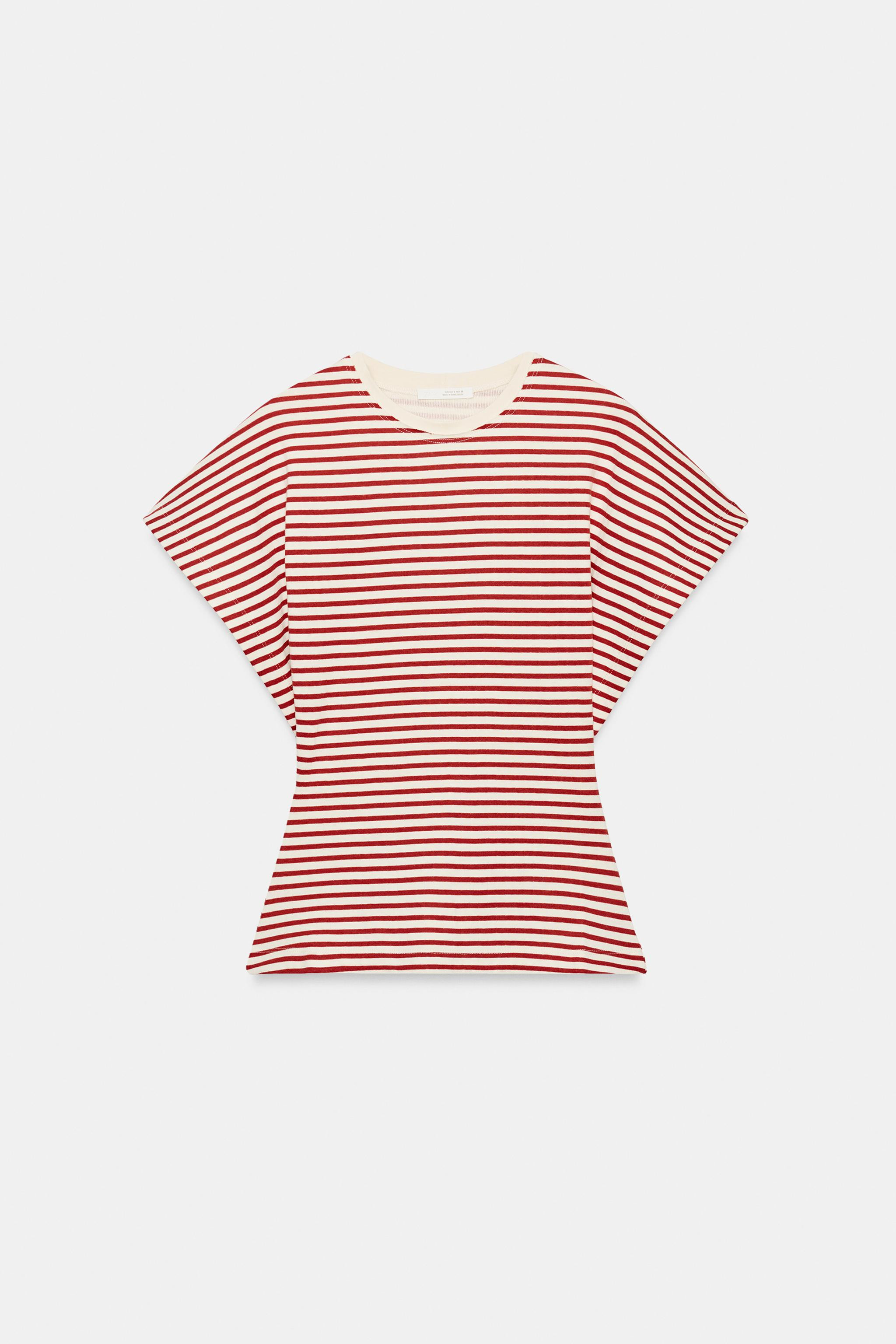 SLIM FIT STRIPED T-SHIRT | Zara US