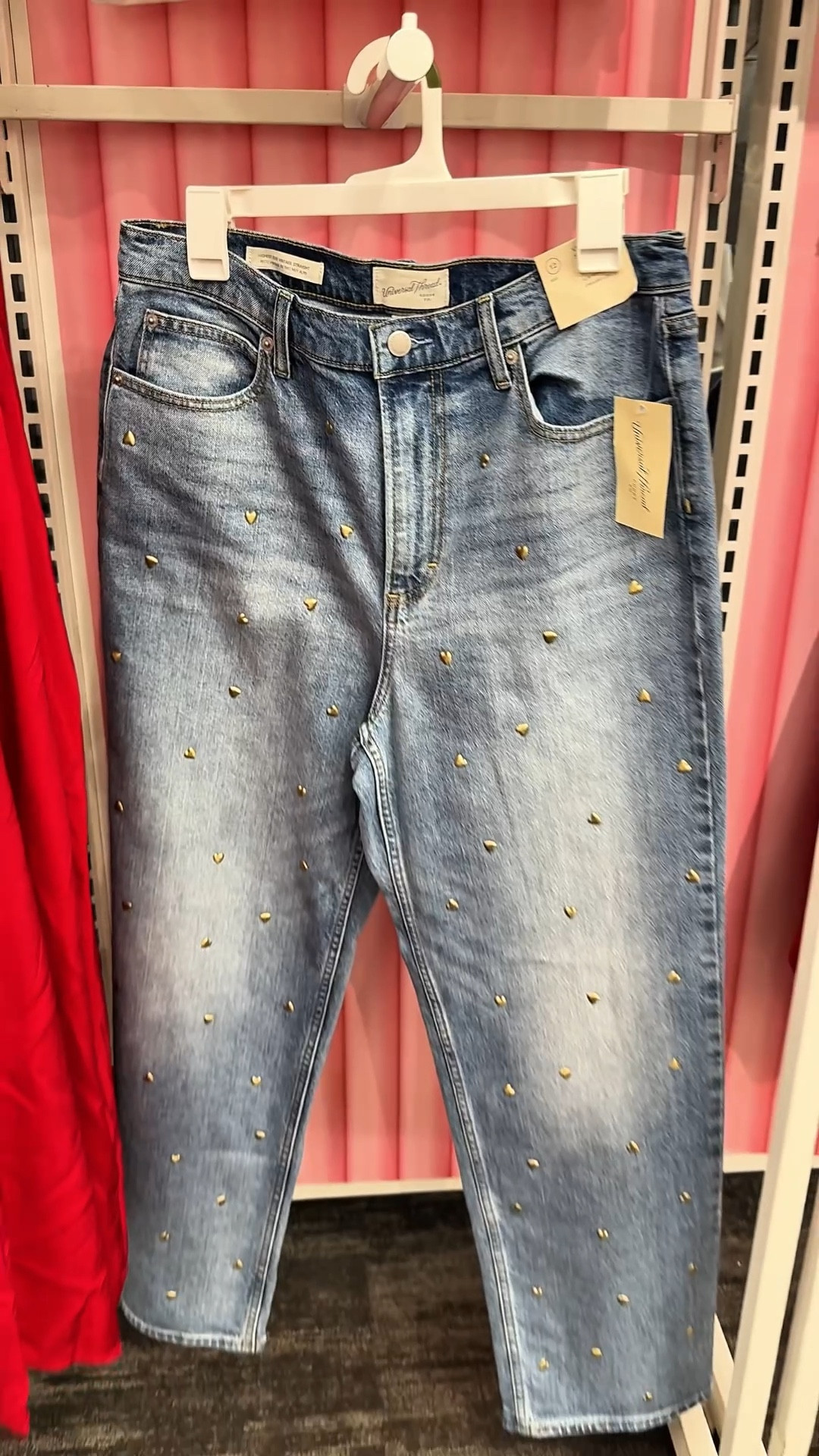 These heart studded jeans are too cute!!! Perfect for Valentine’s Day 💗

#LTKSeasonal #LTKValentine #LTKMidsize