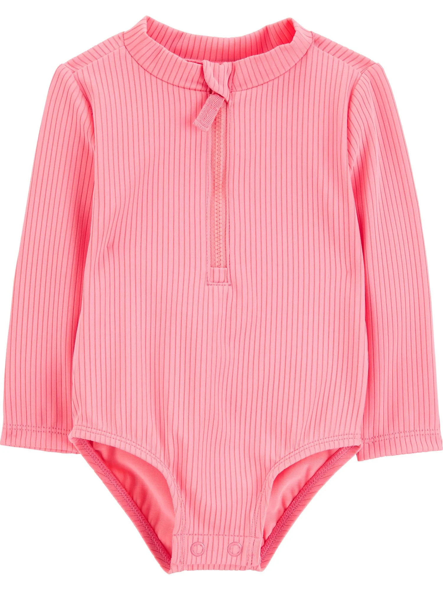 Carter's Child of Mine Baby Girl Long- Sleeve Rash Guard Swimsuit, One-Piece, Sizes 0/3-18M | Walmart (US)