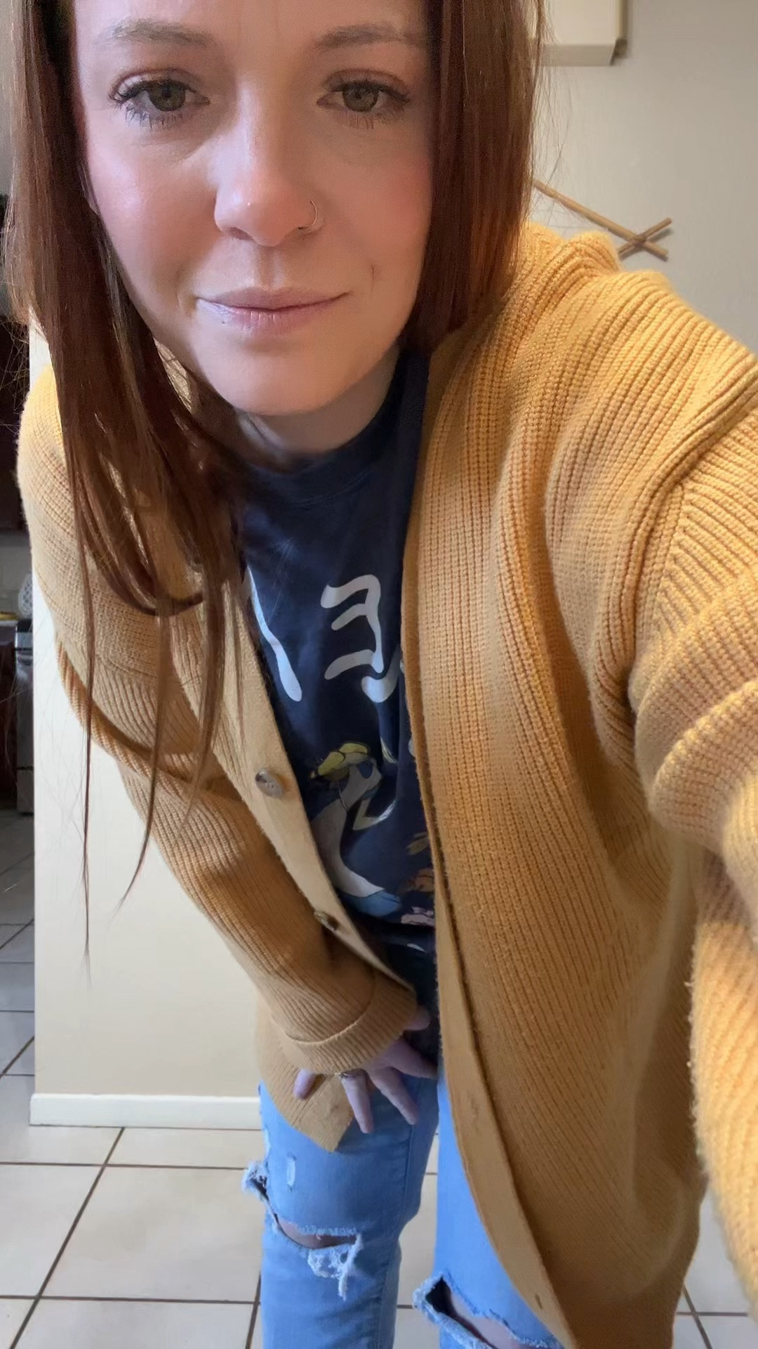 This cardigan will forever be my favorite cardigan!! For those casual mom fit days and those dressed up for the holiday days! True to size or size up for a more slouchy oversized fit. 

#LTKCyberWeek #LTKHoliday #LTKSaleAlert