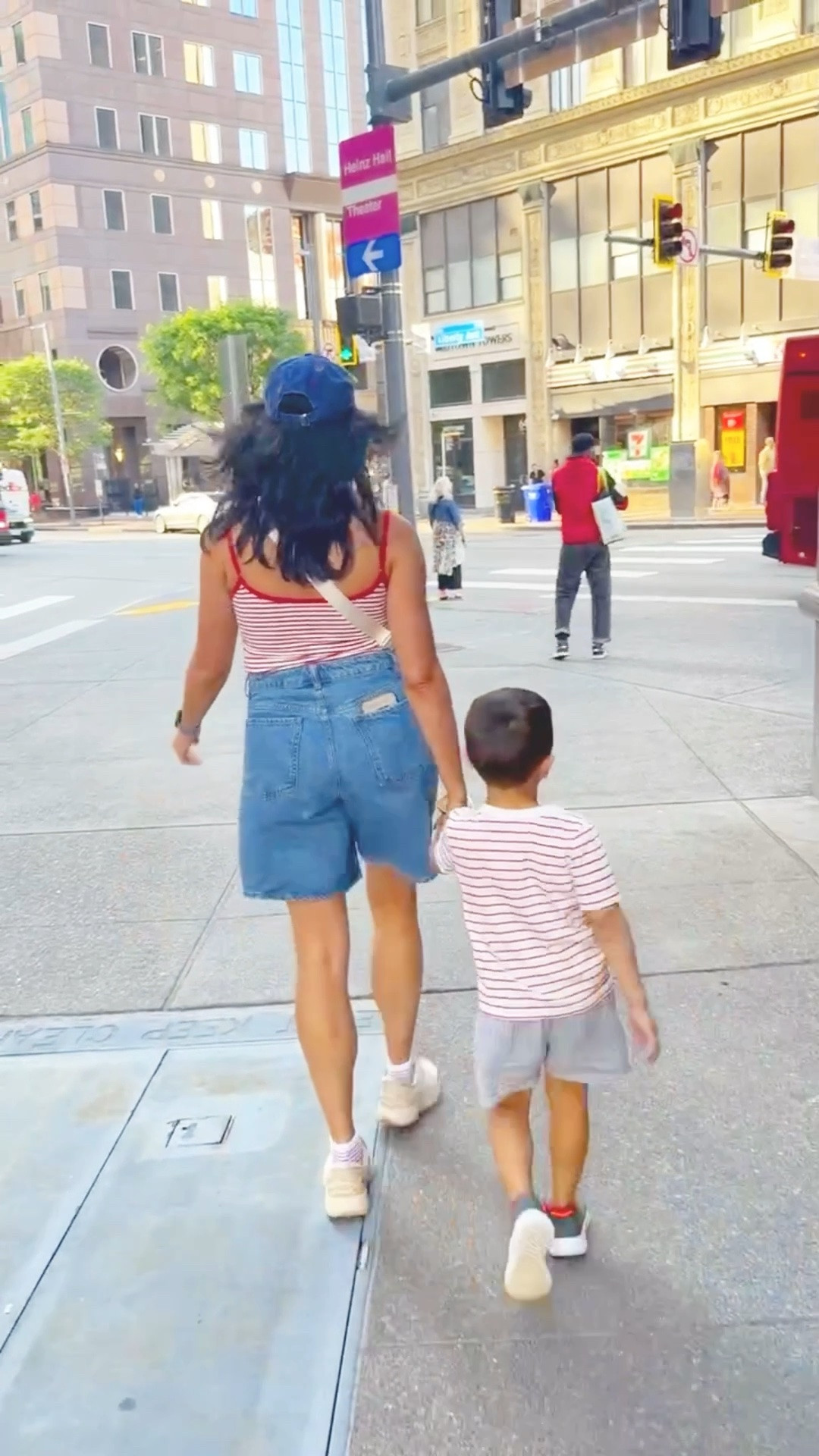 Went to a Pirates 🏴‍☠️ game when visiting Pittsburgh recently and thought what’s more American than baseball so we stuck with denim and red stripes ⚾️ 

I love a good family matching moment but our family coordinating was on a whole other level this trip! I’ll share our outfits this weekend so make sure you check back (and follow me 😉 so you don’t miss out). 

Save for summer family outfit inspo and find more like this in my Mom & Kids collection ✨

Mine from @abercrombie & Mango, his from @Carters 🤍

vacation outfit • built in bra tank • red tank top • Fourth of July outfit • baseball game outfit • kids outfits • boy outfit • mom and son outfit • mom and boys outfit • easy mom outfit • easy summer outfit

#LTKootd #LTKTravel #LTKKids