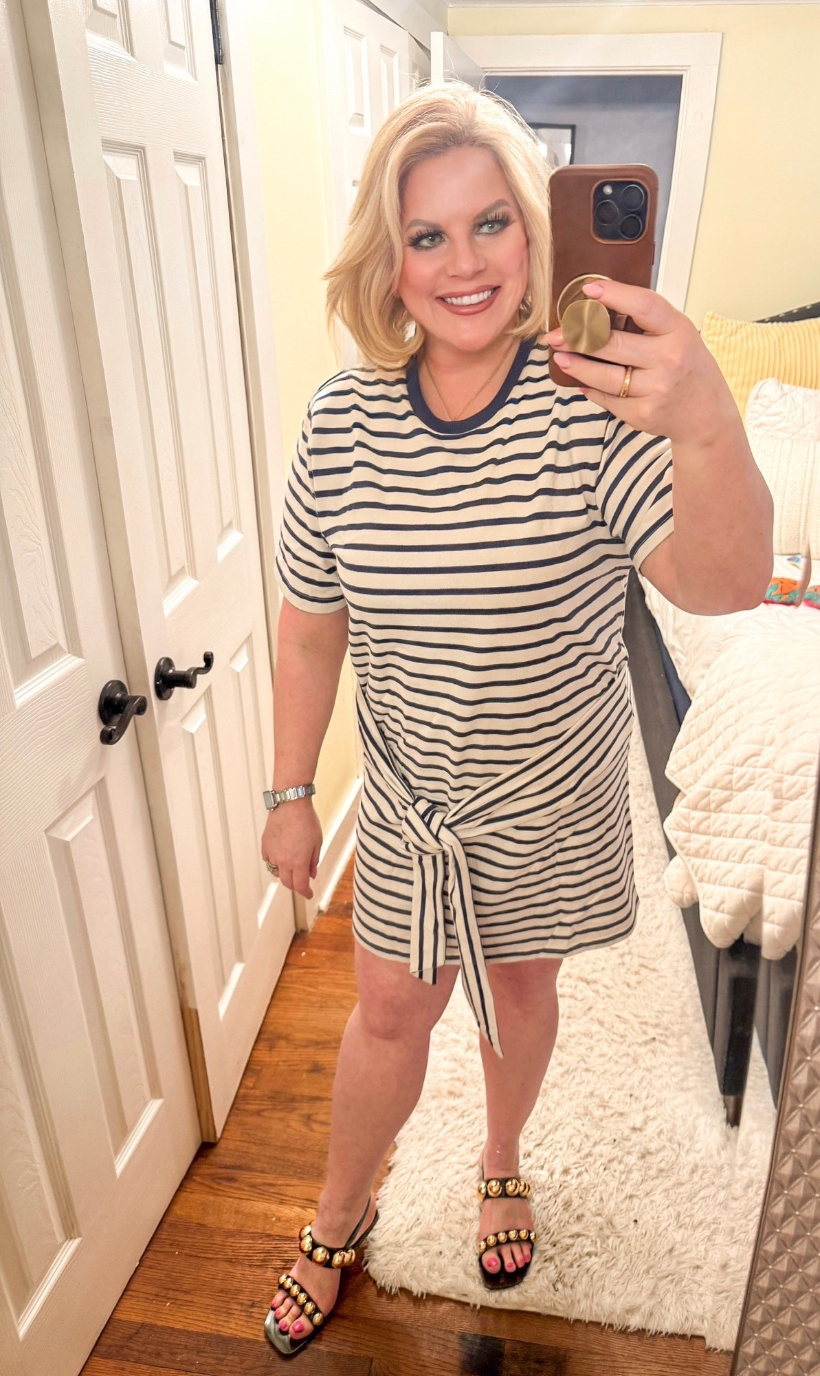 Do you have spring fever as bad as me?
I just picked up this tee shirt dress At Anthropologie.
I was pleased with how thick the material is. This is a well made piece that will serve as both a casual dress or beach cover up.

Resort wear, beach dress, vacation dress, spring outfits , beach vacation

#LTKSwim #LTKdayinmylife #LTKTravel