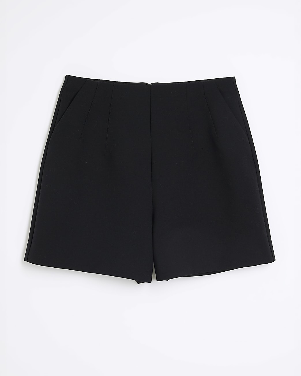 Black High Waisted Darted Shorts | River Island UK & IE