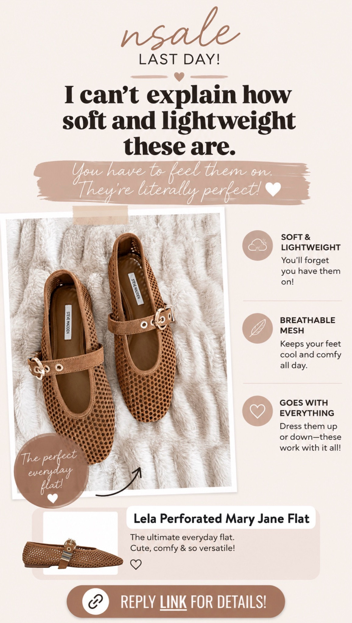 The lightest weight flats!

#LTKSaleAlert #LTKOver40 #LTKSeasonal