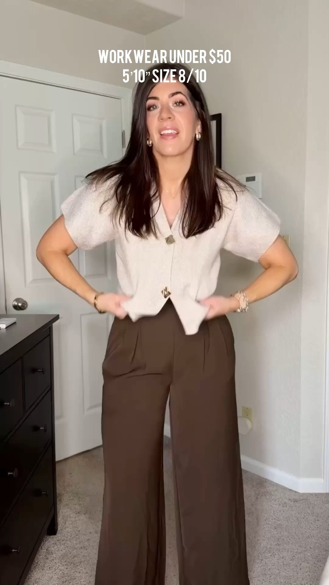 Workers under $50
Sweater-medium
Pants- large long 

 Work Outfit, Business Casual, Blazer, winter work wardrobe, winter capsule, Wide Leg, Midsize Fashion, Capsule Wardrobe, Everyday Outfits, midsize workwear, office outfit, business casual outfits, chic office looks, professional style, midsize fashion inspo, everyday work outfits, affordable workwear, work to weekend looks, affordable workwear, trendy looks, trending

#LTKMidsize #LTKWorkwear #LTKgrwm