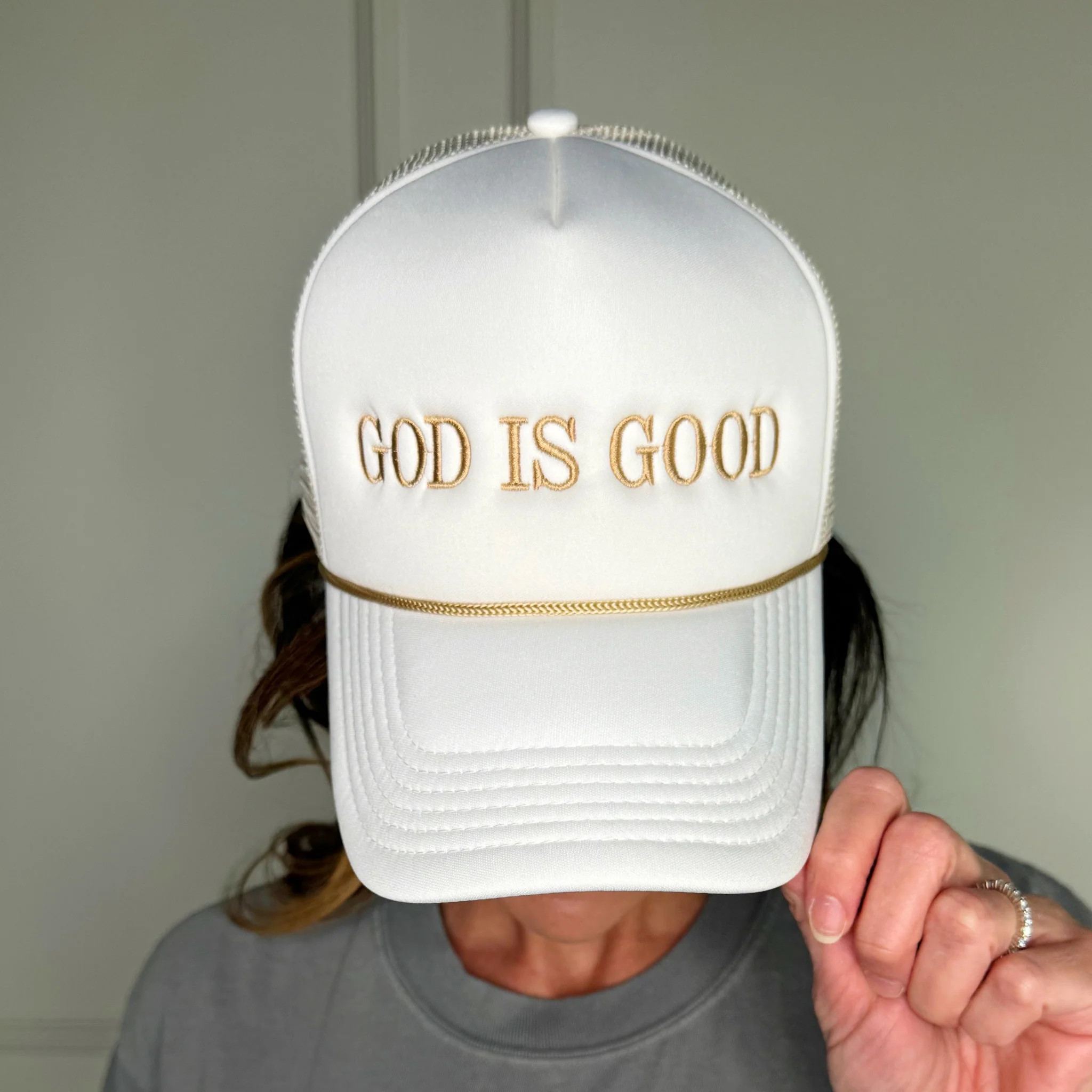 God is Good Trucker Hat | Poppy & Pine