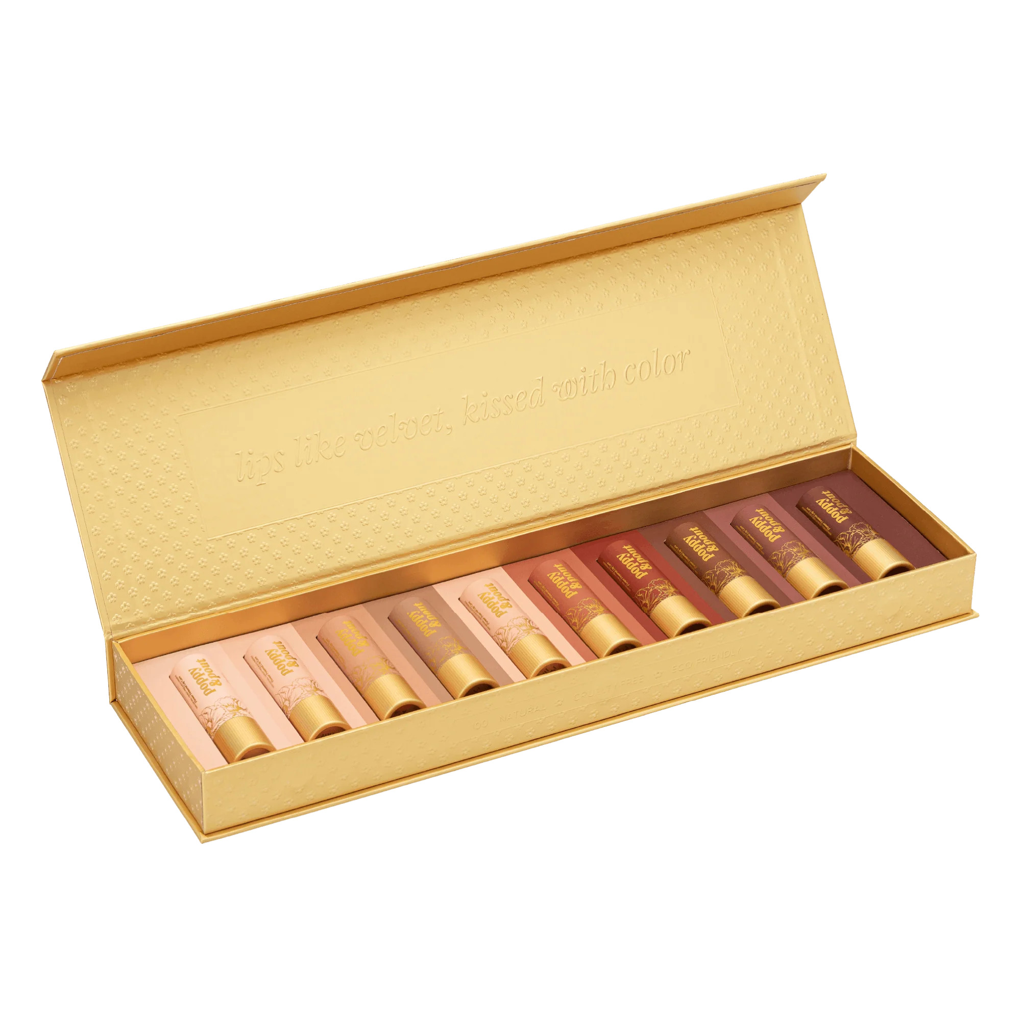 Gift Set, Lip Tint 10-Pack, Premium Set | Poppy & Pout