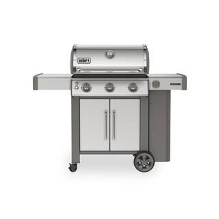 Genesis II S-315 3-Burner Propane Gas Grill in Stainless Steel | The Home Depot