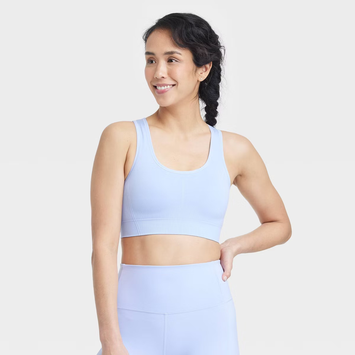 Women's Seamless Medium Support Racerback Sports Bra - All In Motion™ | Target